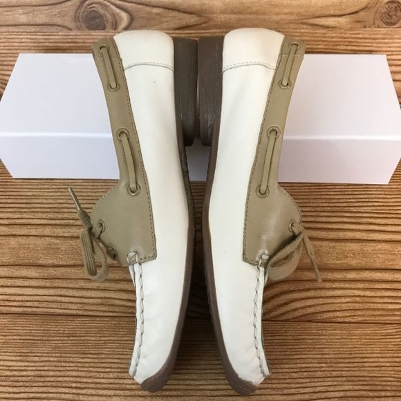 Sam & Libby Madison Ivory / Tan Leather Loafer 5.5 - Picture 2 of 8